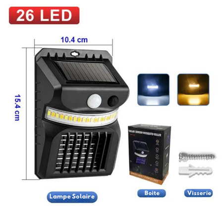 Anti moustiques Solaire extérieur 26 LED
