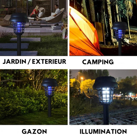 Lampe Solaire extérieur Anti Moustiques