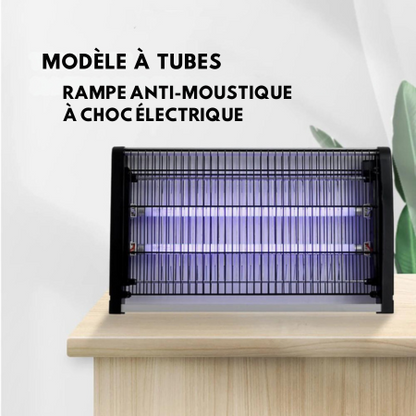 Rampe tue moustique à tubes produisant des chocs électriques