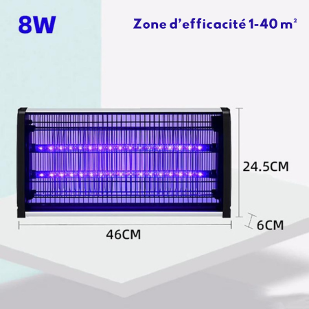 Modèle 8W lampe électrique élimine les moustiques