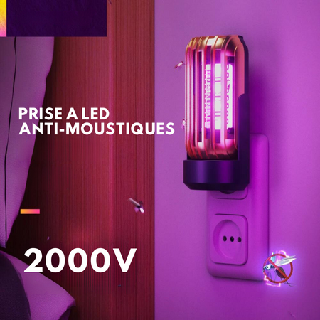 Prise LED anti moustiques