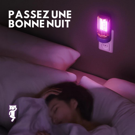 Prise LED lampe piège moustique chambre