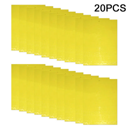 Piège collant jaune, élimine mouches et insectes par 20