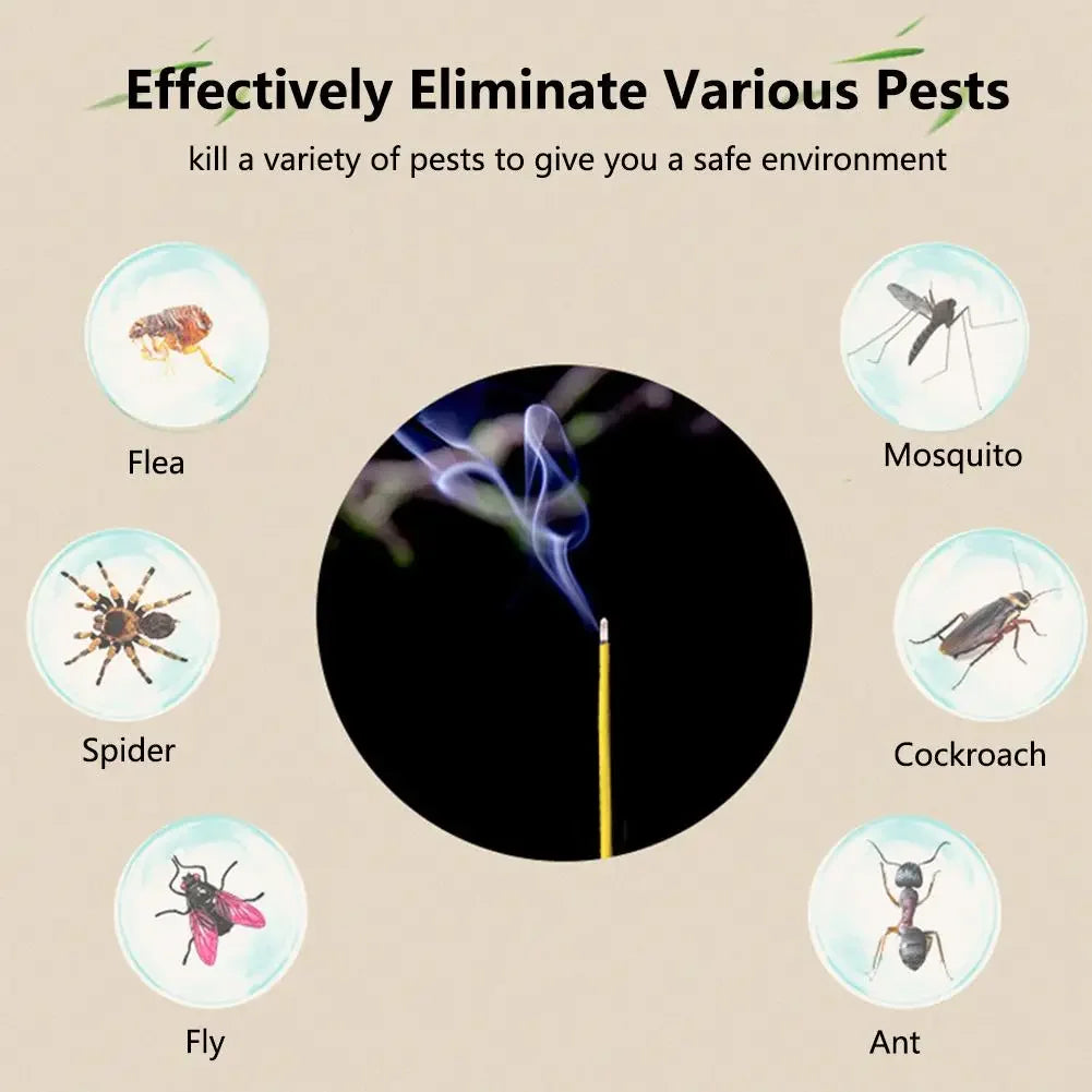 Bâton d’Encens Anti-Moustiques Naturel