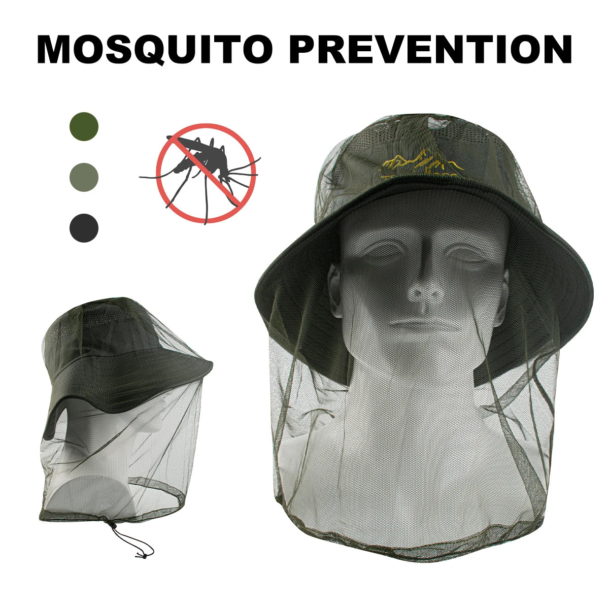 Moustiquaire de Chapeau ultra large, durable et protectrice