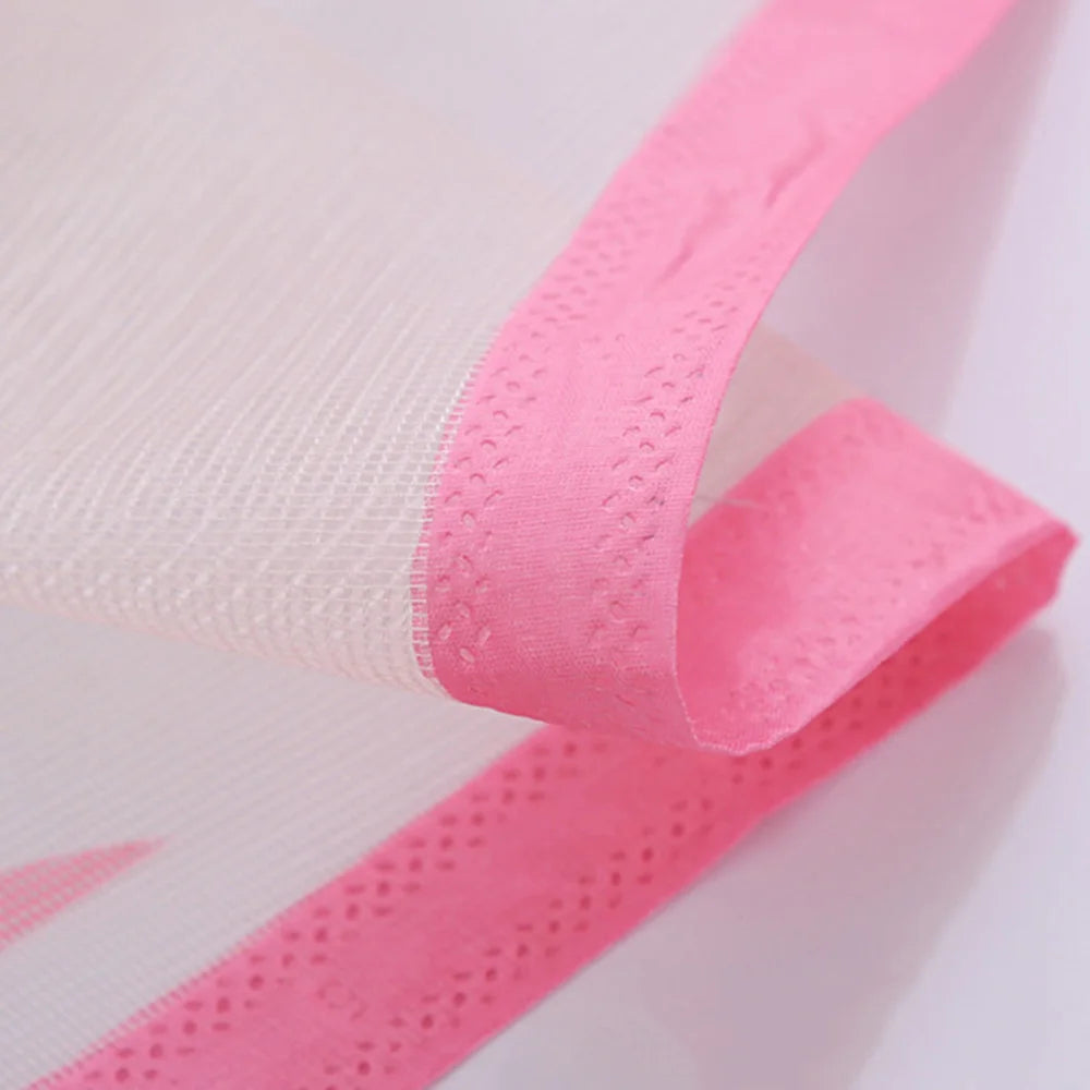 Rideau anti-moustiques magnétique pour l'intérieur rose