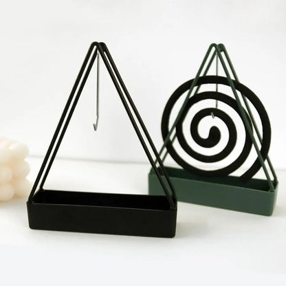 Porte encens anti-moustique noir