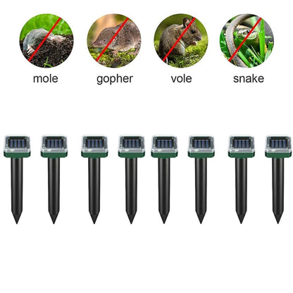Répulsif ultrason solaire tous nuisibles du jardin