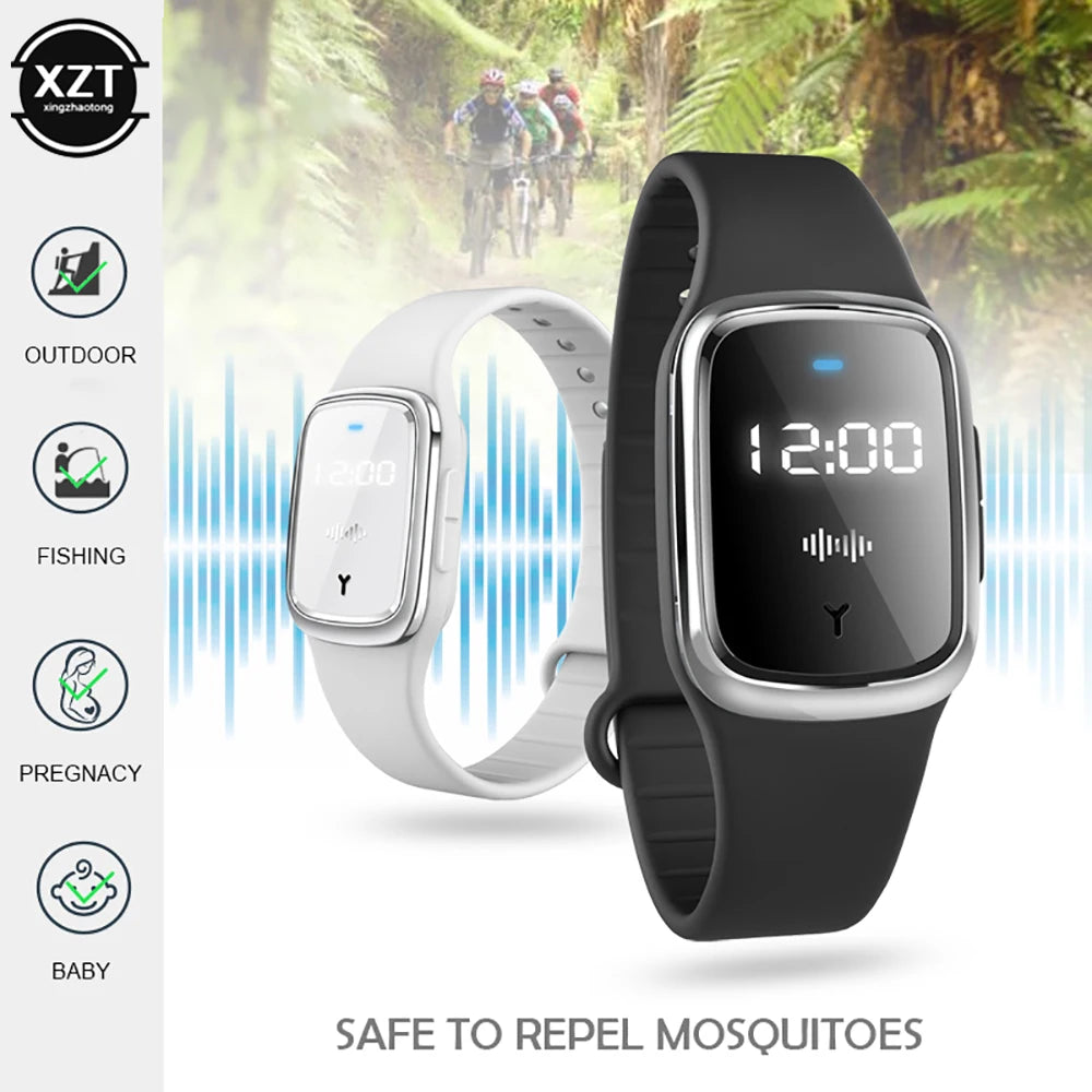 Bracelet Anti-Moustiques à Ultrasons