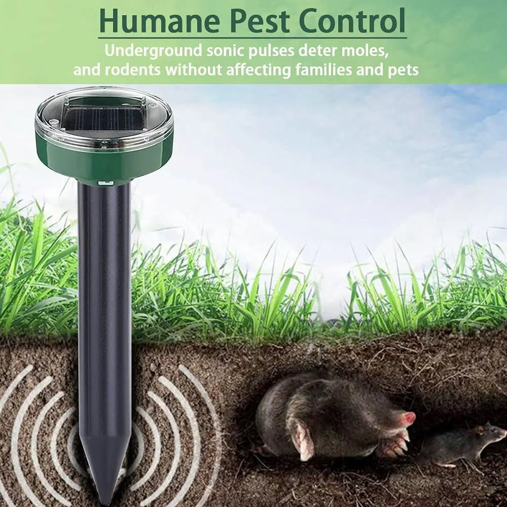 Répulsif ultrason solaire nuisibles extérieur 